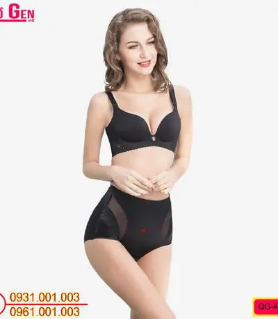 Quần Gen Hỗ Trợ Mỡ Bụng Dưới Cho Chị Em Phụ Nữ Màu Đen (COD: QG-424)