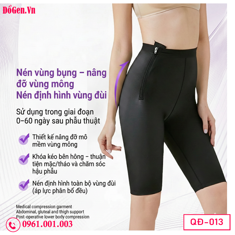 Gen nịt đùi sau hút mỡ