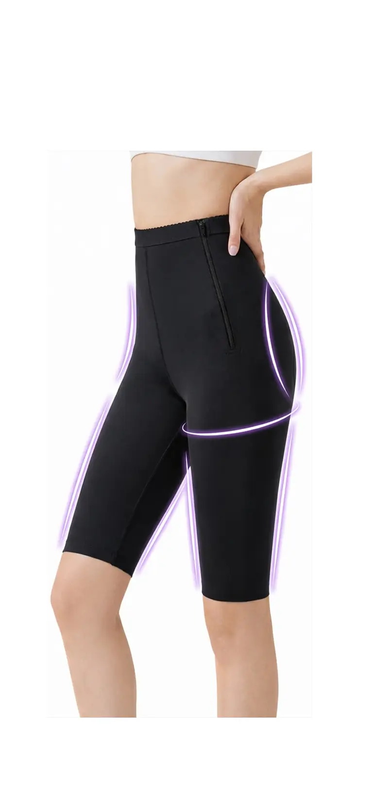 Quần Gen Định Hình Sau Hút Mỡ Có Khóa Kéo Bên Hông – Thuận Tiện Mặc & Thay Băng