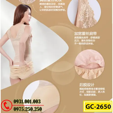 Bộ Đồ Gen Định Hình - Quần Áo Lót Định Hình Liền Thân Bikini Cao Cấp Dành Cho Nữ (Cod: GC-2650)