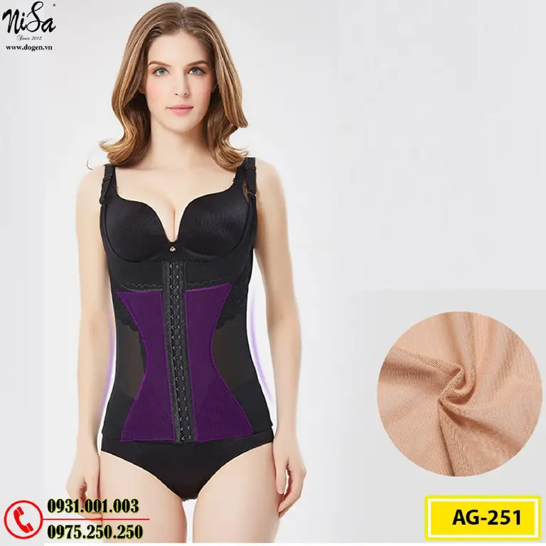 Áo Lót Gen Định Hình Cao Cấp Dành Cho Phụ Nữ Sau Sinh (Cod: AG-251)
