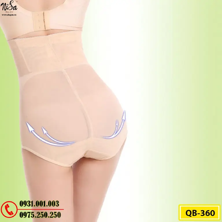 Quần Gen Định Hình Chống Cuộn Kết Hợp Massage Giảm Cân (Cod: QB-176)