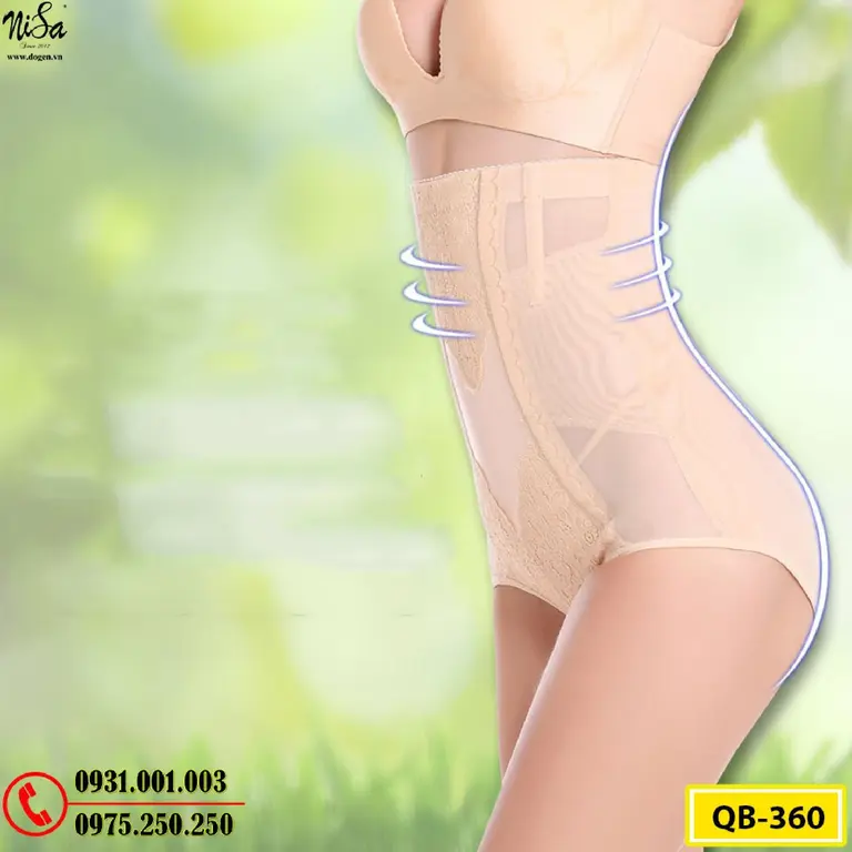 Quần Gen Định Hình Chống Cuộn Kết Hợp Massage Giảm Cân (Cod: QB-176)