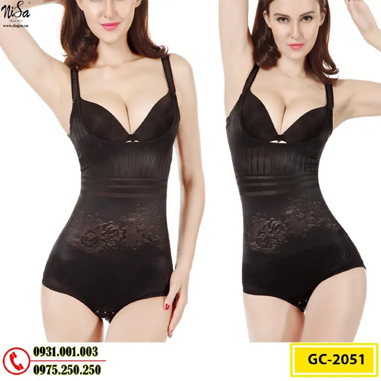 Bộ Đồ Lót Định Hình Bikini Liền Thân Thu Gọn Vòng Eo (Cod: GC-2051)