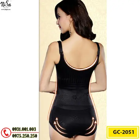 Bộ Đồ Lót Định Hình Bikini Liền Thân Thu Gọn Vòng Eo (Cod: GC-2051)