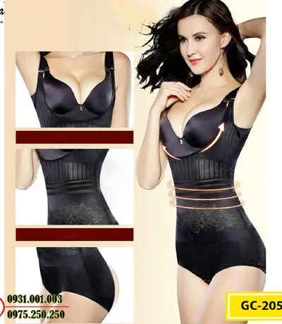 Bộ Đồ Lót Định Hình Bikini Liền Thân Thu Gọn Vòng Eo (Cod: GC-2051)