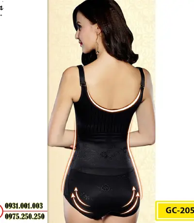 Bộ Đồ Lót Định Hình Bikini Liền Thân Thu Gọn Vòng Eo (Cod: GC-2051)