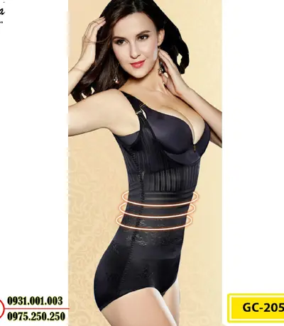 Bộ Đồ Lót Định Hình Bikini Liền Thân Thu Gọn Vòng Eo (Cod: GC-2051)