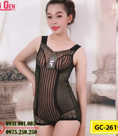 Bộ Đồ Lót Gen Nịt Bụng Định Hình Vòng Bụng (Cod: GC-2619)