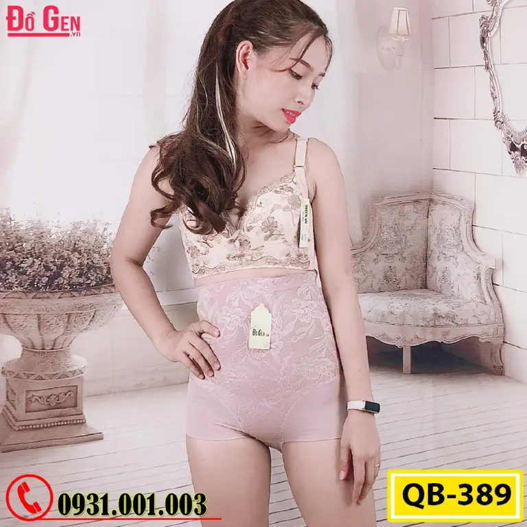 Quần Gen Định Hình - Gen Nịt Bụng Dưới Nâng Mông Thu Nhỏ Eo (Cod: QB-389)