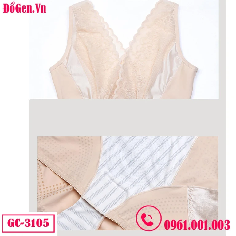 Đồ Lót Gen Nịt Bụng Toàn Thân GC-3105 - Áo Gen Nịt Bụng Toàn Thân