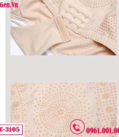 Đồ Lót Gen Nịt Bụng Toàn Thân GC-3105 - Áo Gen Nịt Bụng Toàn Thân