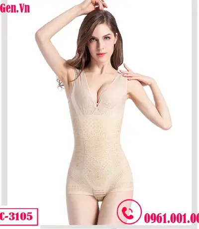 Đồ Lót Gen Nịt Bụng Toàn Thân GC-3105 - Áo Gen Nịt Bụng Toàn Thân