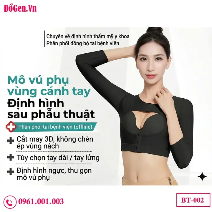 Áo gen nịt bắp tay cao cấp chất liệu vải y tế co giãn 4 chiều siêu thoáng mát.
