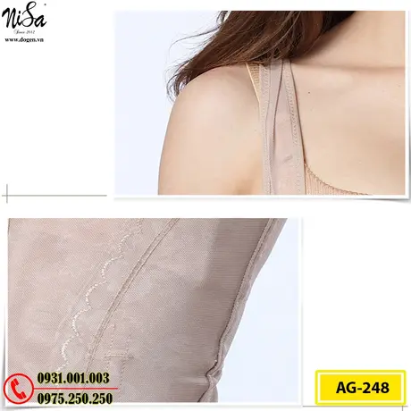 Áo Lót Gen Định Hình Cao Cấp Thu Gọn Vòng Eo (Cod: AG-248)