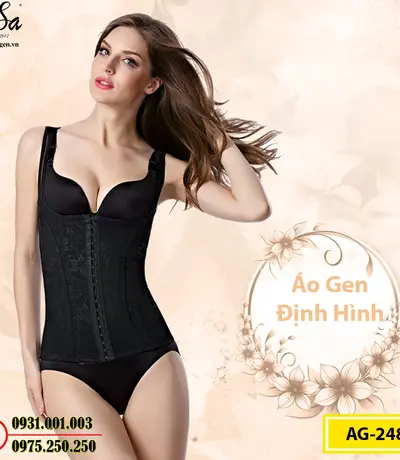 Áo Lót Gen Định Hình Cao Cấp Thu Gọn Vòng Eo (Cod: AG-248)