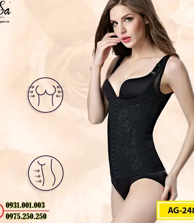 Áo Lót Gen Định Hình Cao Cấp Thu Gọn Vòng Eo (Cod: AG-248)