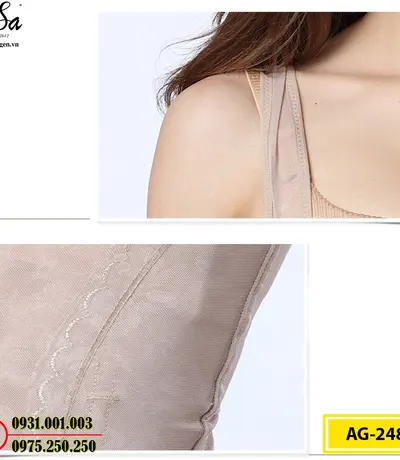 Áo Lót Gen Định Hình Cao Cấp Thu Gọn Vòng Eo (Cod: AG-248)