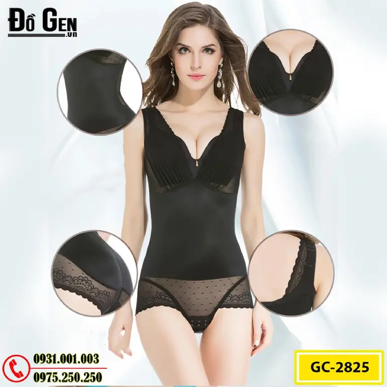 Bộ Đồ Lót Định Hình - Đồ Gen Định Hình Thon Bụng Giữ Dáng (Cod: GC-2825)