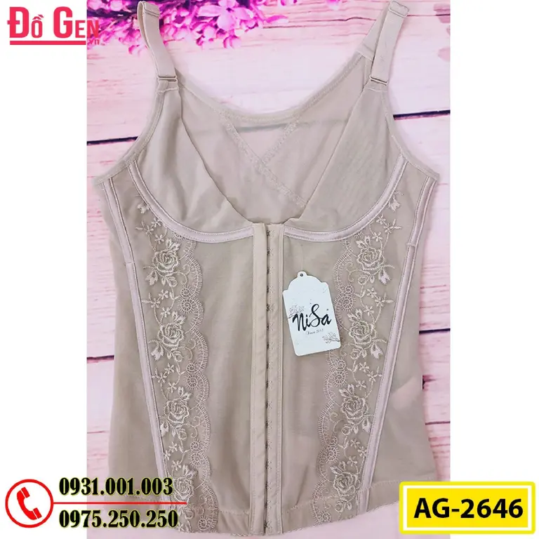 Áo Gen Định Hình - Gen Nịt Bụng Thu Gọn Vòng Eo (Cod: AG-2646)