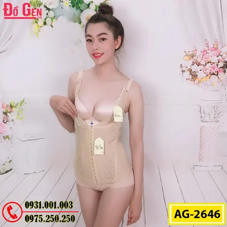 Áo Gen Định Hình - Gen Nịt Bụng Thu Gọn Vòng Eo (Cod: AG-2646)