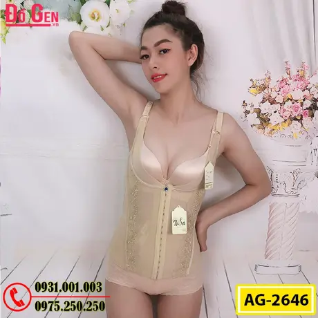 Áo Gen Định Hình - Gen Nịt Bụng Thu Gọn Vòng Eo (Cod: AG-2646)