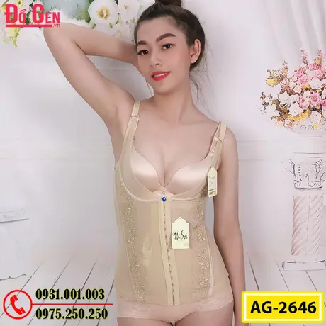 Áo Gen Định Hình - Gen Nịt Bụng Thu Gọn Vòng Eo (Cod: AG-2646)