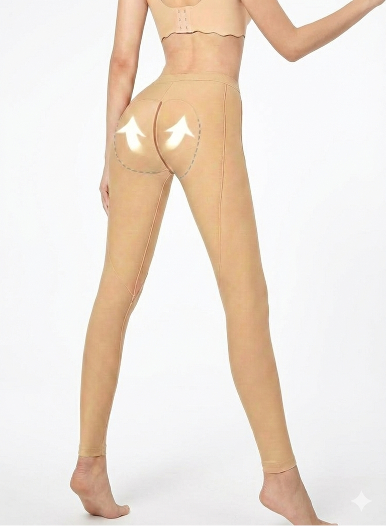 Quần Gen Định Hình Chân Sau Hút Mỡ & Sau Sinh | Chuẩn Nén Y Khoa