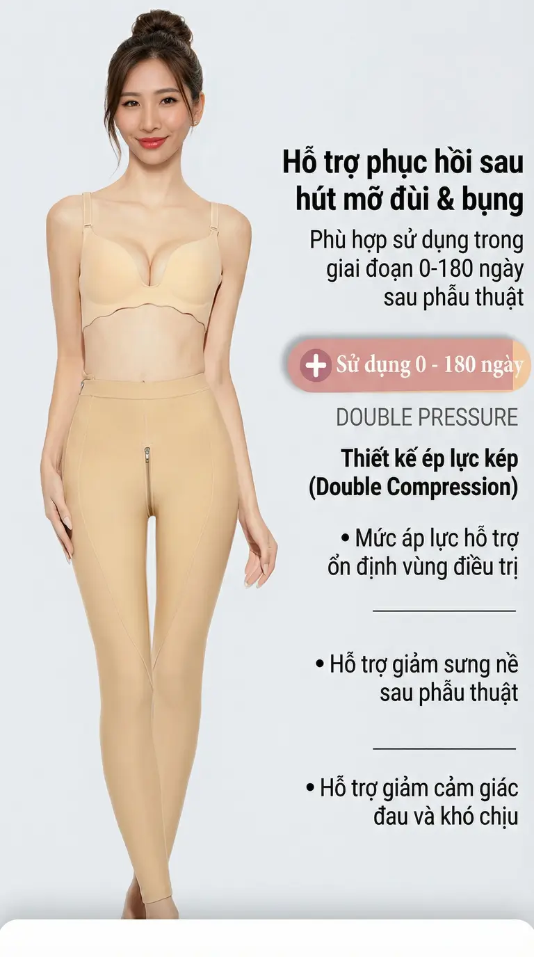 Quần gen dài định hình body sau hút mỡ cao cấp