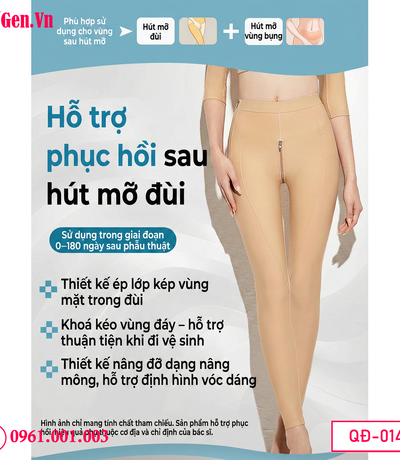 Quần gen y khoa mặc sau hút mỡ hỗ trợ hồi phục nhanh
