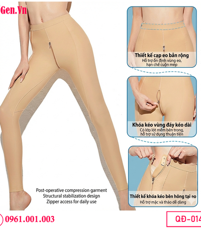 quần gen sau hút mỡ đùi loại nào tốt