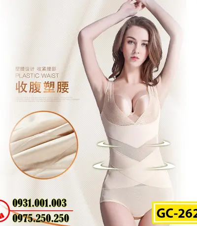 Bộ Đồ Gen Định Hình - Đồ Lót Định Hình Dành Cho Người Thừa Cân, Béo Phì (Cod: GC-2624)