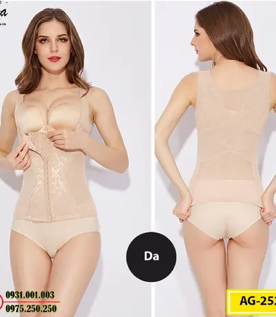 Áo Gen Định Hình - Áo Lót Định Hình Nịt Bụng Thu Gọn Vòng Eo (Cod: AG-252)