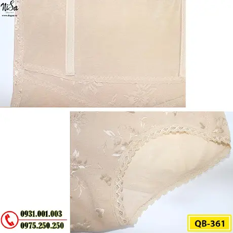 Quần Lót Gen Định Hình Chống Cuộn Cao Cấp Hỗ Trợ Thon Eo (Cod: QB-361)