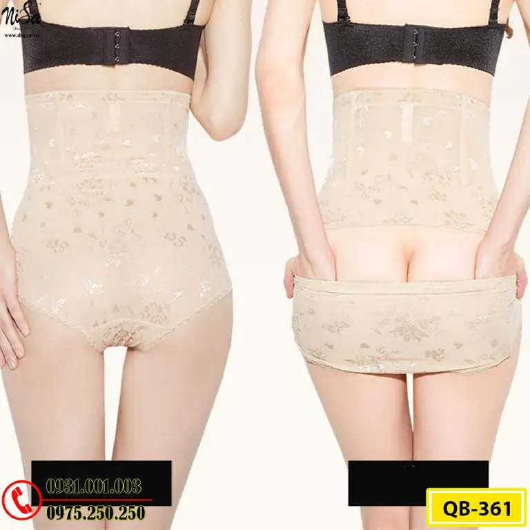 Quần Lót Gen Định Hình Chống Cuộn Cao Cấp Hỗ Trợ Thon Eo (Cod: QB-361)