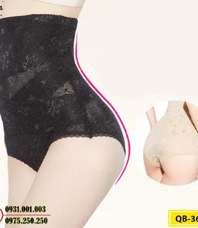 Quần Lót Gen Định Hình Chống Cuộn Cao Cấp Hỗ Trợ Thon Eo (Cod: QB-361)