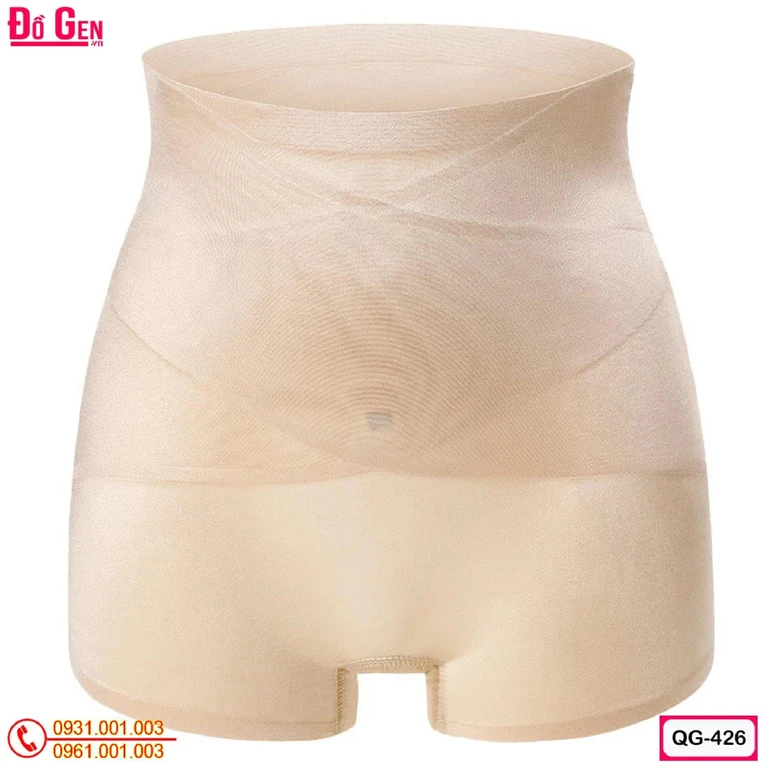 Quần Gen Nịt Bụng Dưới Có Đùi Cho Phụ Nữ Sau Sinh Màu Đen QĐ-426
