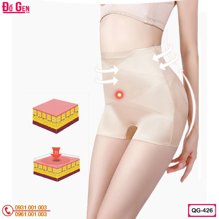Quần Gen Nịt Bụng Dưới Có Đùi Cho Phụ Nữ Sau Sinh QD-426