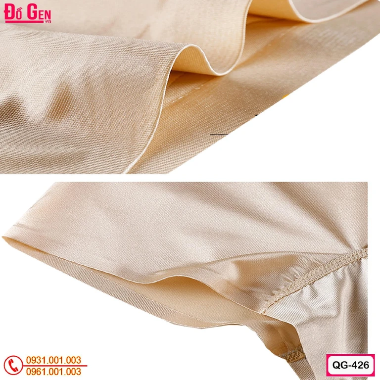 Quần Gen Nịt Bụng Dưới Có Đùi Cho Phụ Nữ Sau Sinh Màu Đen QĐ-426