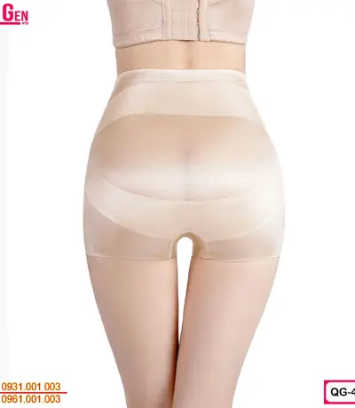 Quần Gen Nịt Bụng Dưới Có Đùi Cho Phụ Nữ Sau Sinh Màu Da QD-426