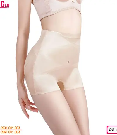 Quần Gen Nịt Bụng Dưới Có Đùi Cho Phụ Nữ Sau Sinh Màu Da QD-426