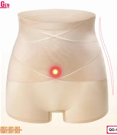 Quần Gen Nịt Bụng Dưới Có Đùi Cho Phụ Nữ Sau Sinh Màu Da QD-426