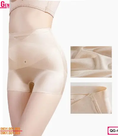 Quần Gen Nịt Bụng Dưới Có Đùi Cho Phụ Nữ Sau Sinh Màu Da QD-426