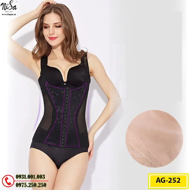 Áo Lót Gen Định Hình Dành Cho Người Có Vòng Eo Không Như Ý (Cod: AG-252)