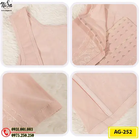 Áo Lót Gen Định Hình Dành Cho Người Có Vòng Eo Không Như Ý (Cod: AG-252)