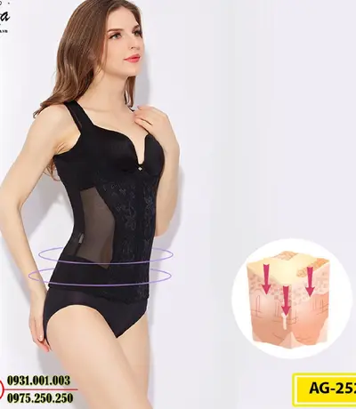 Áo Lót Gen Định Hình Dành Cho Người Có Vòng Eo Không Như Ý (Cod: AG-252)