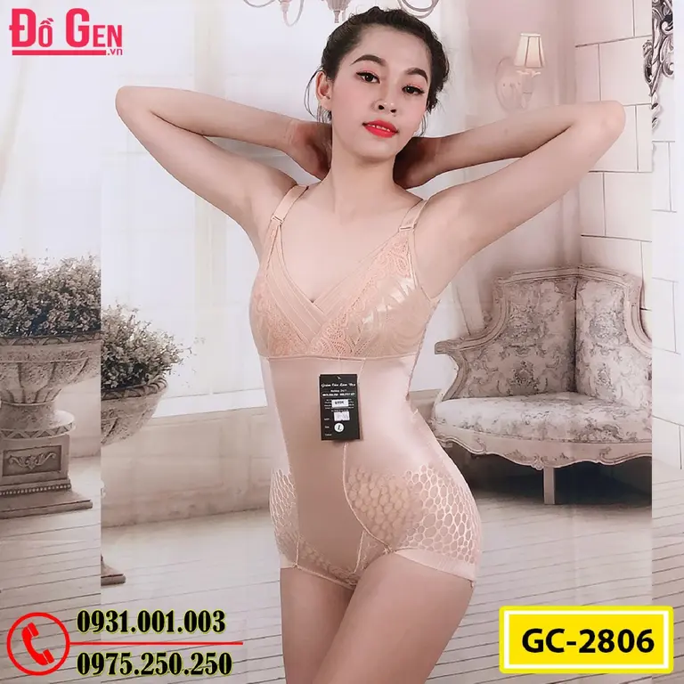 Bộ Đồ Lót Gen Nịt Bụng Định Hình Vòng Eo (Cod: GC-2806)