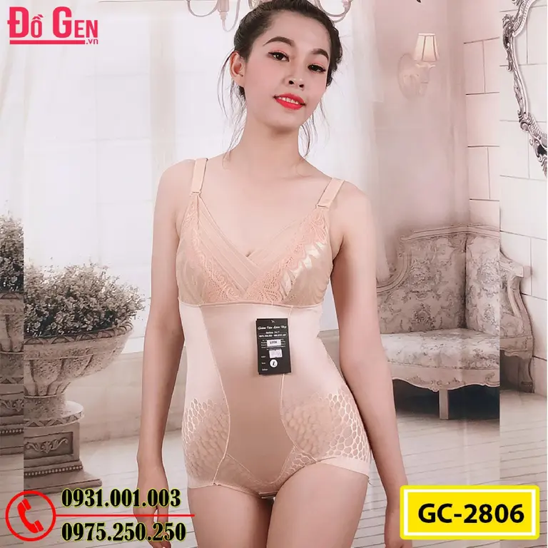 Bộ Đồ Lót Gen Nịt Bụng Định Hình Vòng Eo (Cod: GC-2806)