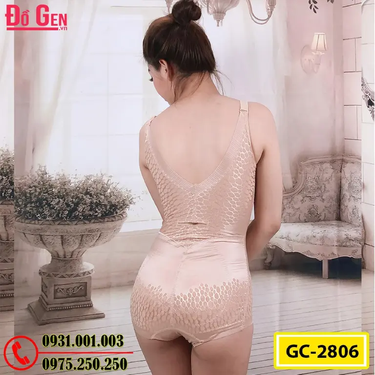 Bộ Đồ Lót Gen Nịt Bụng Định Hình Vòng Eo (Cod: GC-2806)