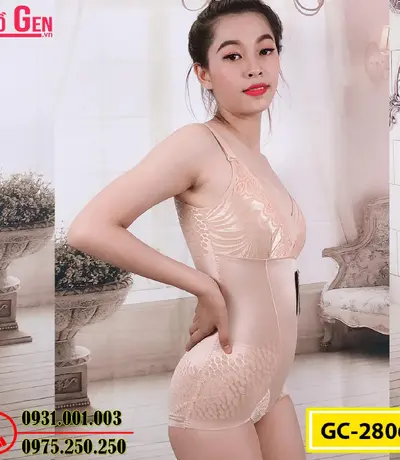Bộ Đồ Lót Gen Nịt Bụng Định Hình Vòng Eo (Cod: GC-2806)